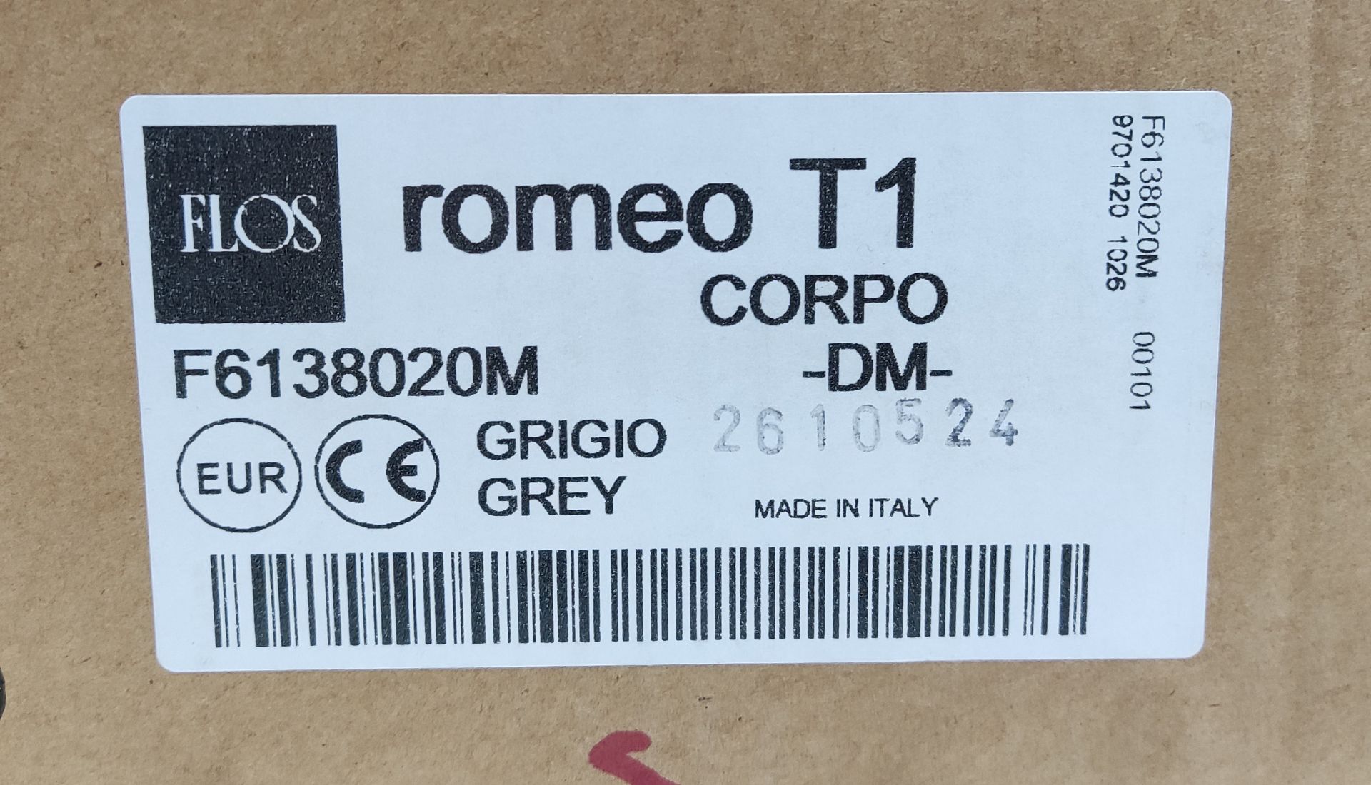 1 x FLOS Romeo Moon T1 Table Lamp In Grey - 665mm Tall - RRP £750 - Ref: ATR126/ATR122/ATRPA - - Image 7 of 11