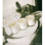 1 x SANA JARDIN 'The Sanctuary' Luxury Scented Mini Candle Trio Set (3 x 70g) - Original RRP £61.00