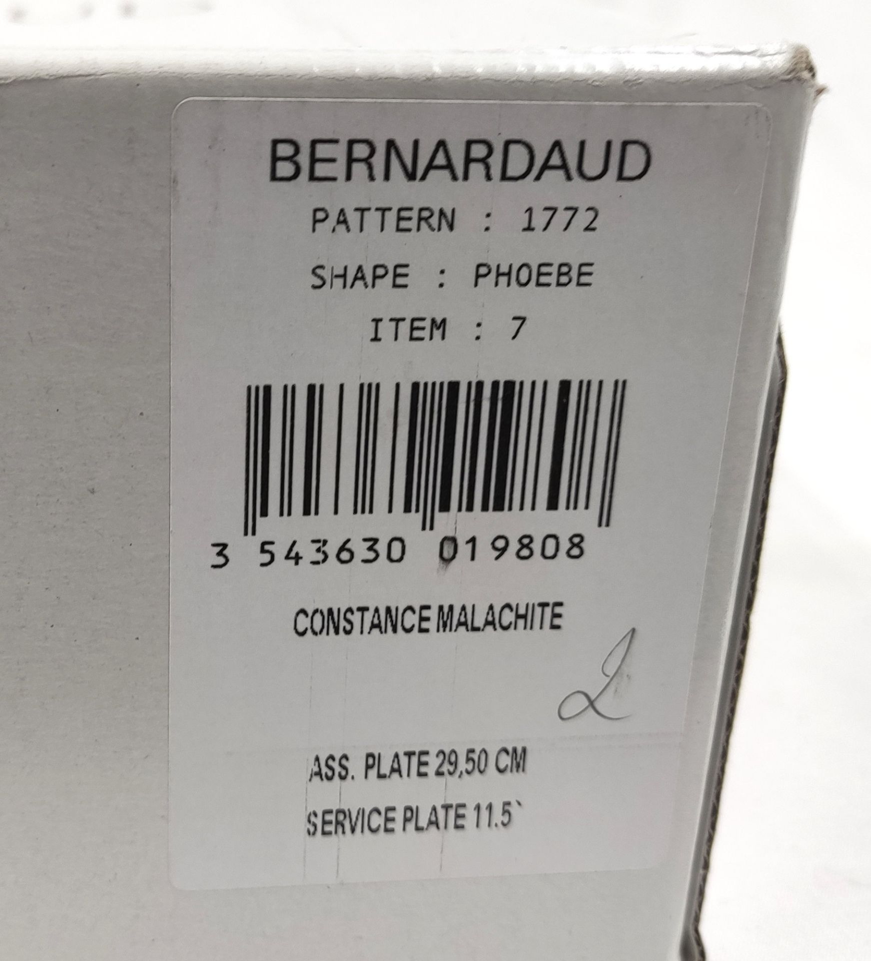 1 x BERNARDAUD Constance Malachite Service Plate X 2 - Boxed - Original RRP £358.00 - Image 7 of 20
