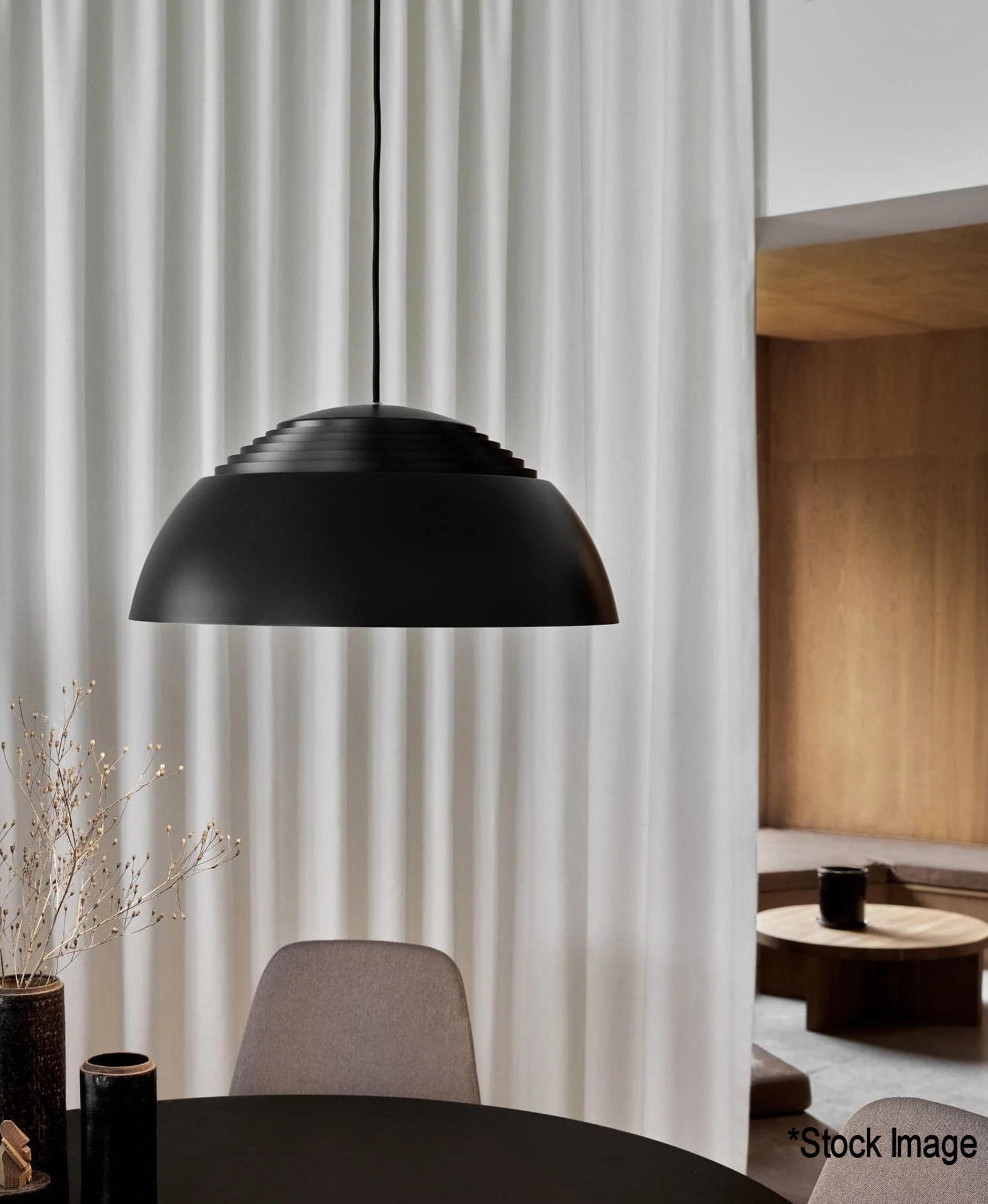 1 x LOUIS POULSEN Aj Royal 500mm Pendant Lamp In Black - RRP £1,090