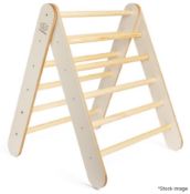 1 x MEOWBABY Montessori Child's Wooden Climbing Ladder  - Original Price £89.00 - Unused Boxed Stock