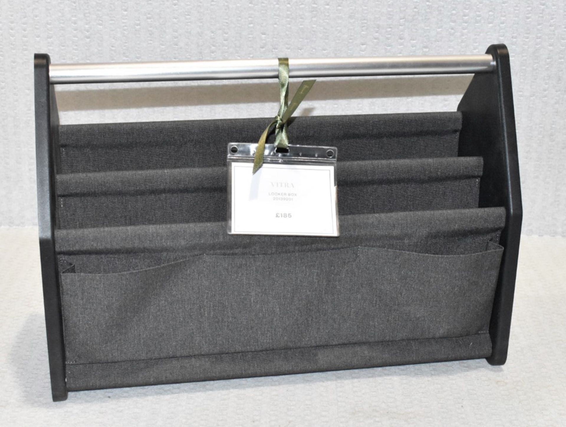 1 x VITRA 'Locker Box' Designer Portable Desk Organiser in Black & Grey - Original Price £185.00 - Image 4 of 6