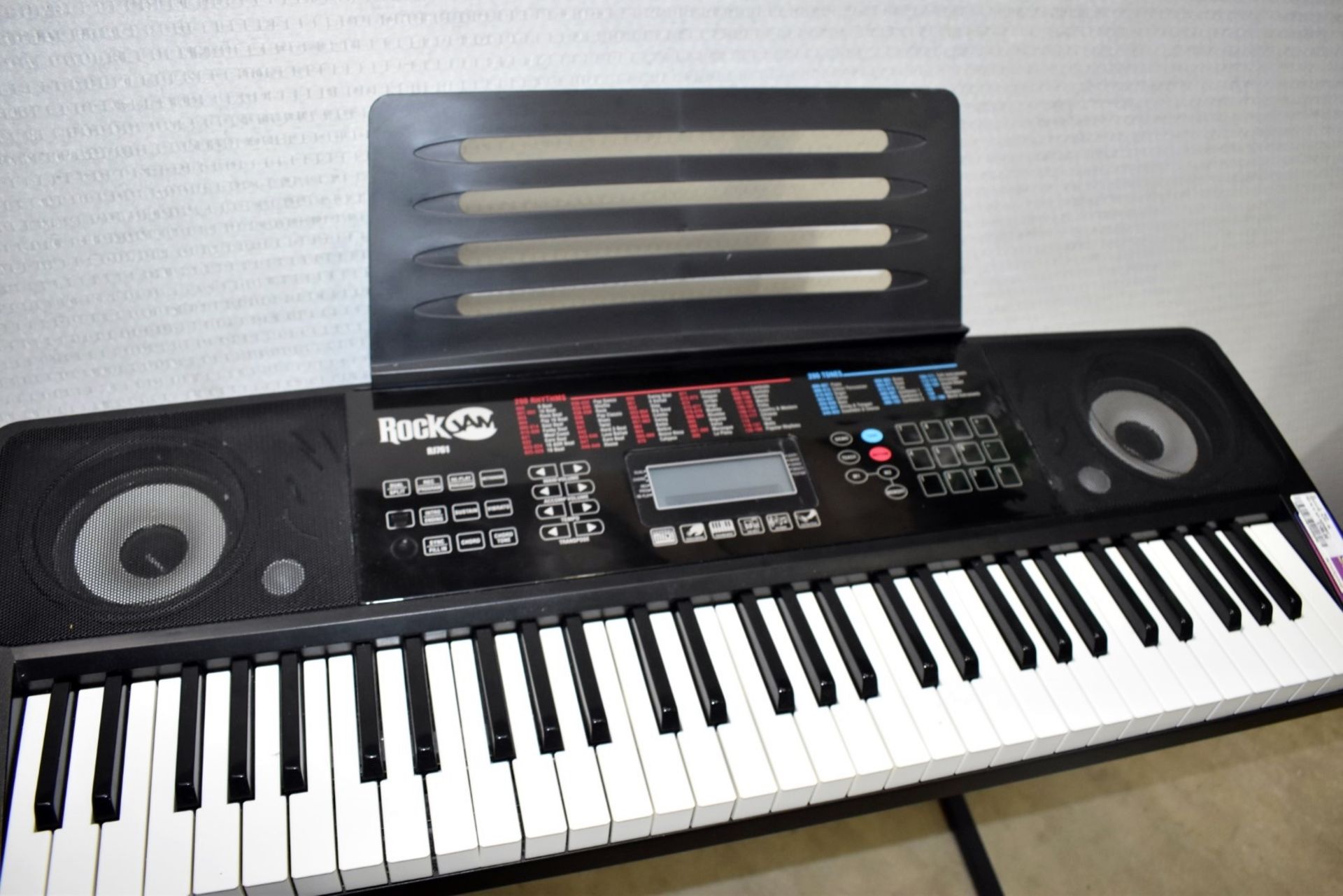1 x ROCK JAM 61-Key Keyboard with Stand - Original Price £169.00 - Ex-display - Image 5 of 6