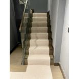 3 x Sections of Premium Woven Stairway Carpets in a Neutral Tone - CL894 - NO VAT ON THE HAMMER