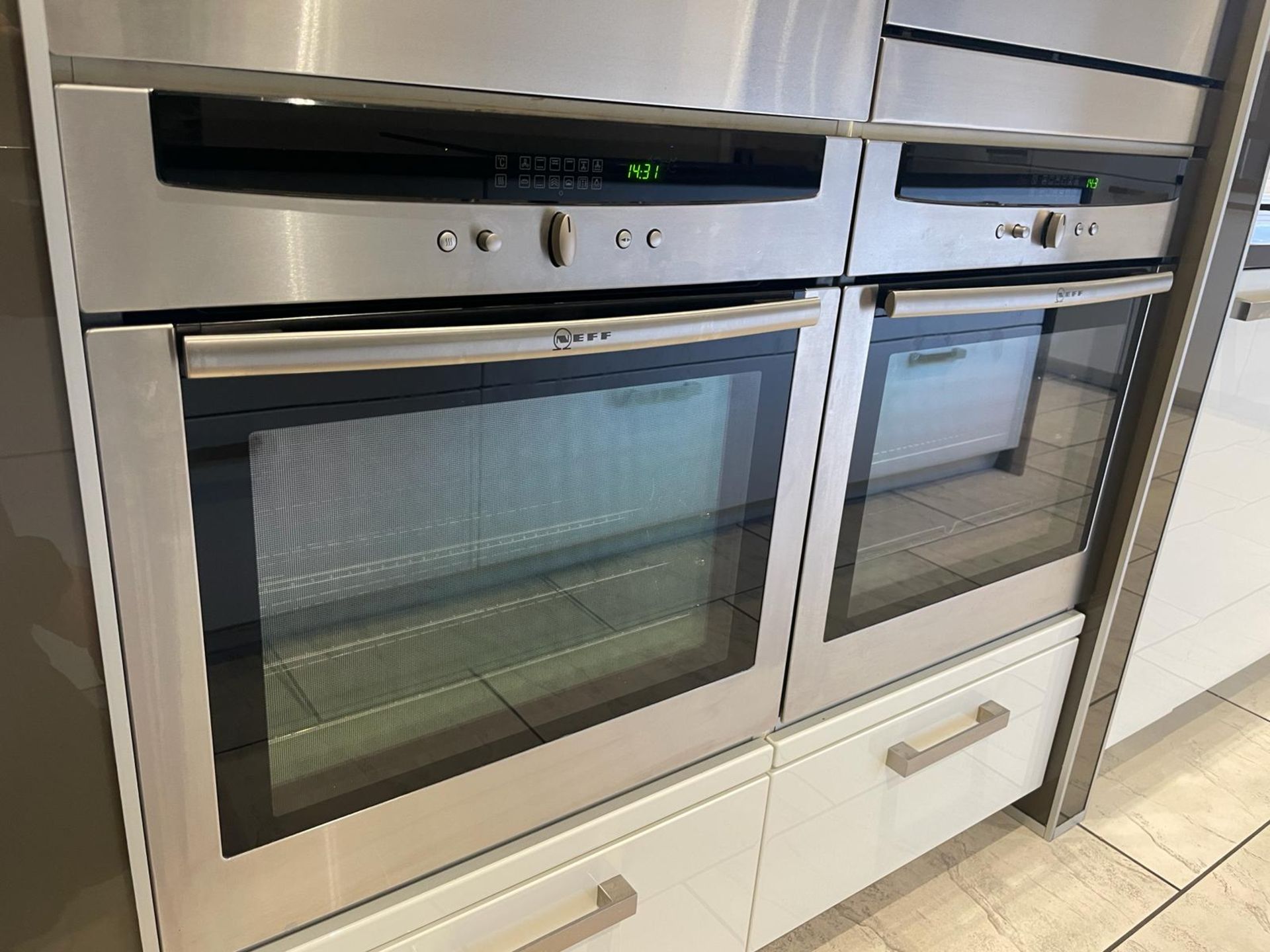 1 x ALNO Bespoke Fitted White Kitchen with Central Island, Neff & Miele Appliances, Quartz Surfaces - Image 16 of 85