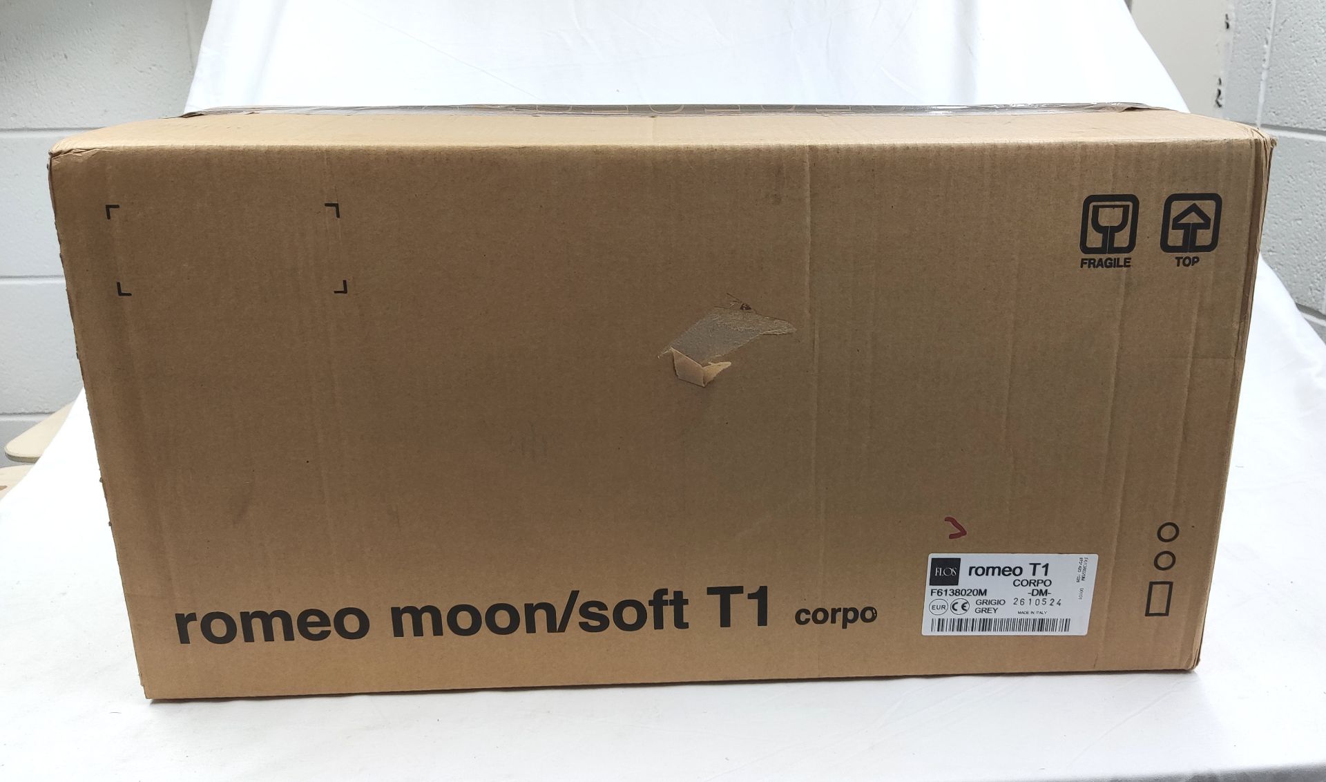 1 x FLOS Romeo Moon T1 Table Lamp In Grey - 665mm Tall - RRP £750 - Ref: ATR125/ATR116/ATRPA - - Image 6 of 10