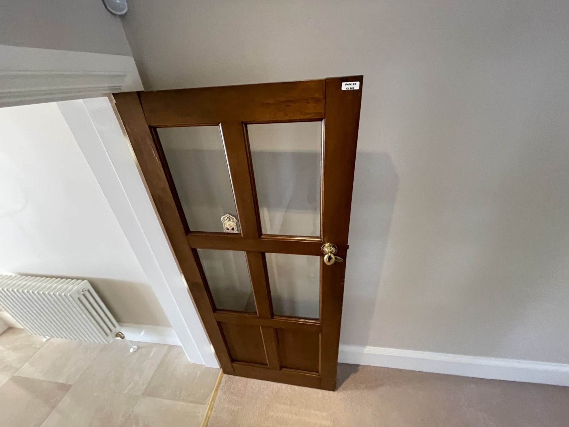1 x Solid Wood Lockable Internal Door - Ref: PAN123 - CL896 - NO VAT ON THE HAMMER - Image 5 of 30