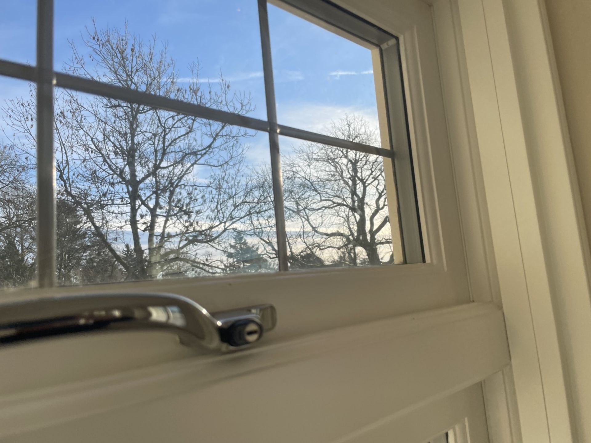 1 x Hardwood Timber Double Glazed Window Frames fitted with Shutter Blinds, In White - Ref: PAN106 - Image 14 of 23