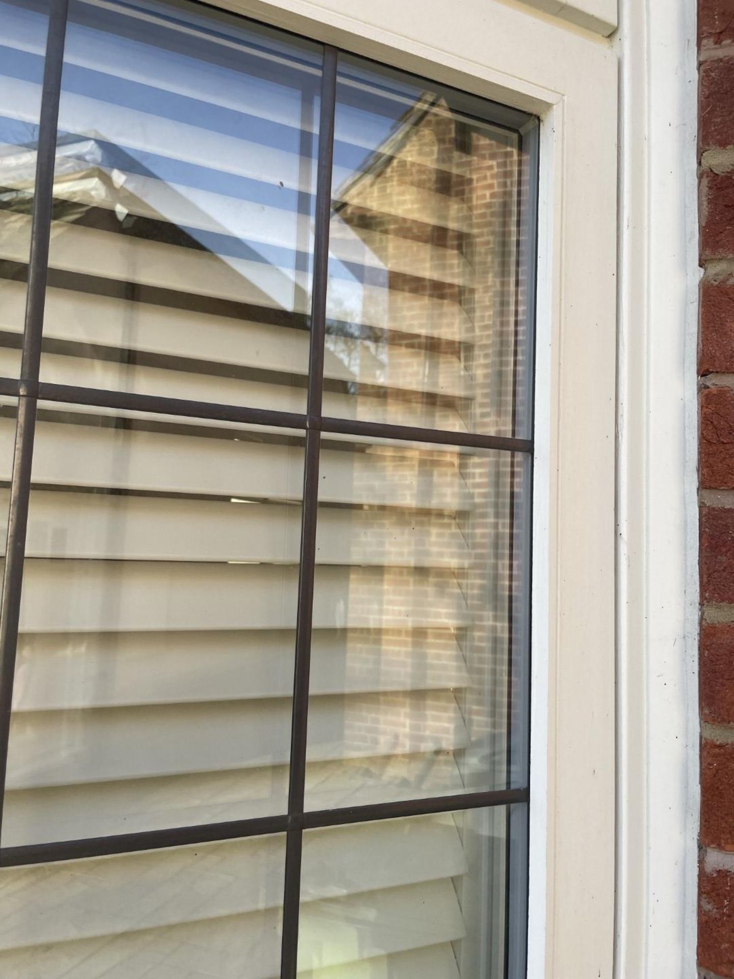 1 x Hardwood Timber Double Glazed Window Frames fitted with Shutter Blinds, In White - Image 22 of 24