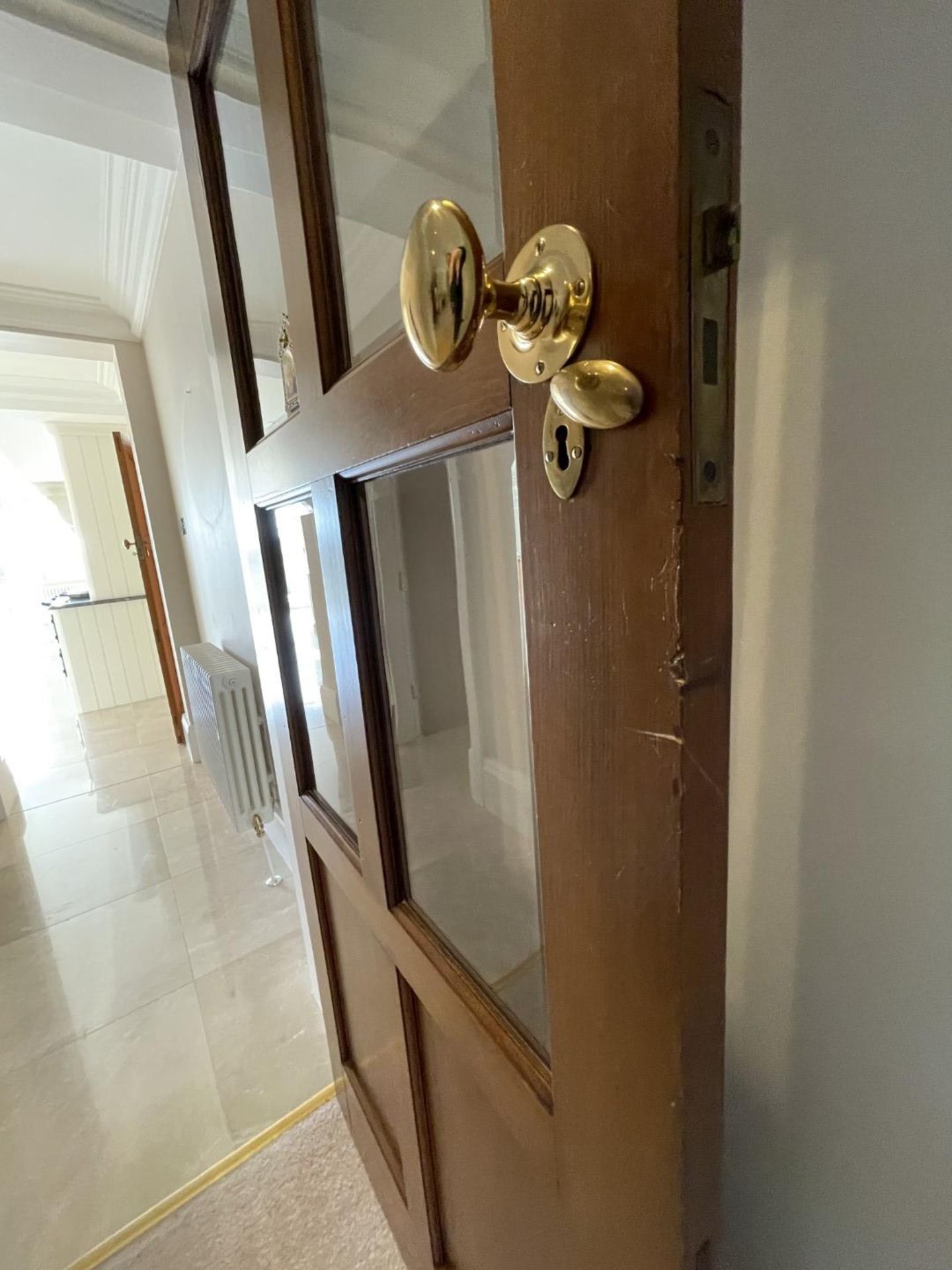 1 x Solid Wood Lockable Internal Door - Ref: PAN123 - CL896 - NO VAT ON THE HAMMER - Image 29 of 30