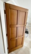 1 x Solid Wood Lockable Internal Door - Ref: PAN138 / 2MainKIT - CL896 - NO VAT ON THE HAMMER -