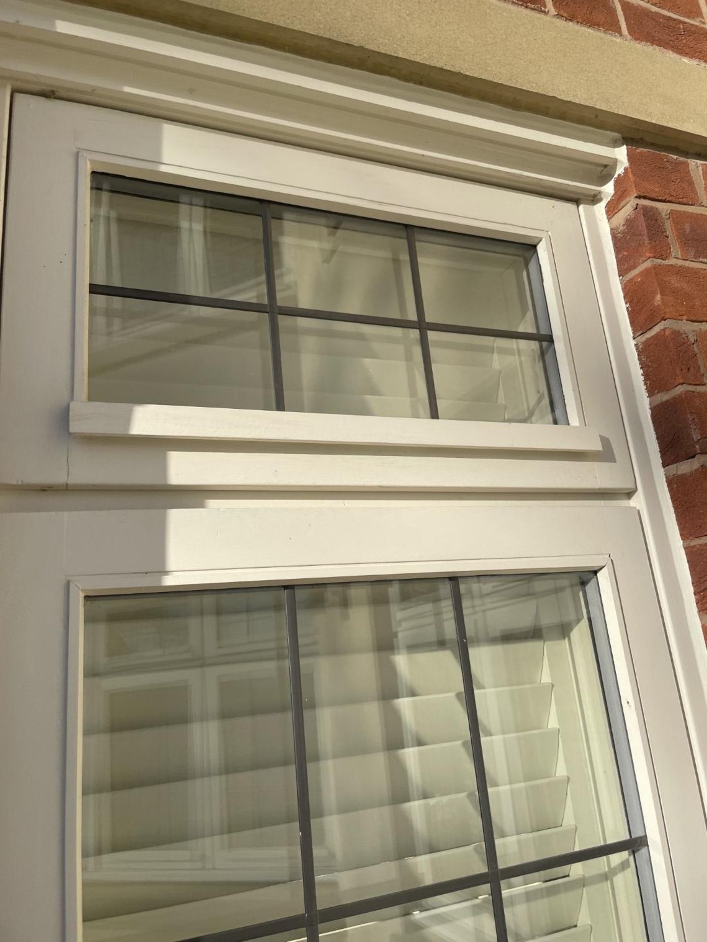1 x Hardwood Timber Double Glazed Window Frames fitted with Shutter Blinds, In White - Ref: PAN106 - Image 20 of 23