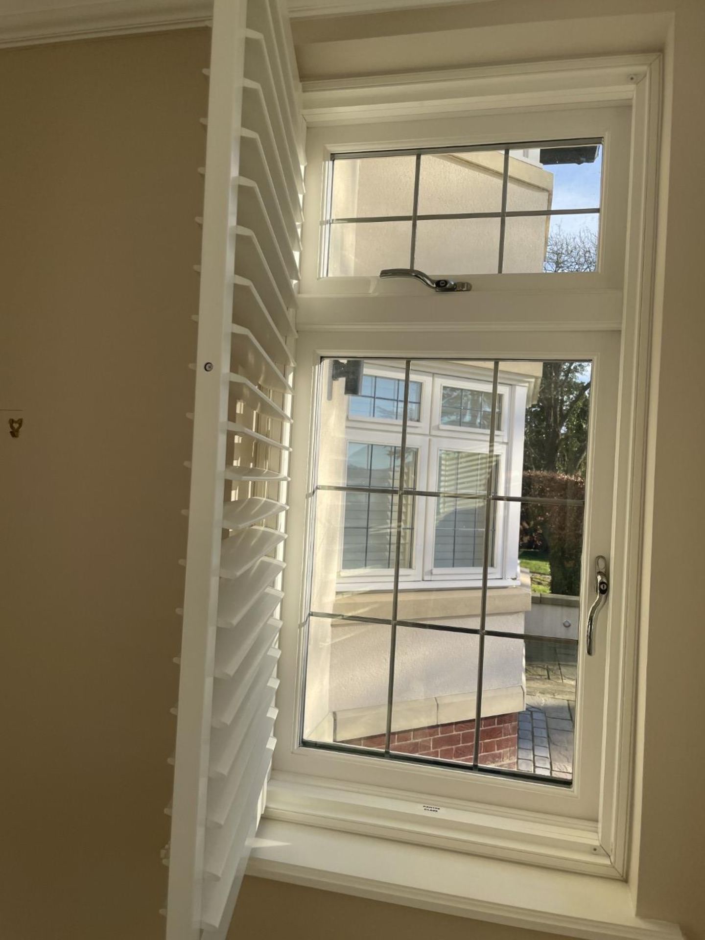 1 x Hardwood Timber Double Glazed Window Frames fitted with Shutter Blinds, In White - Ref: PAN106 - Image 7 of 23