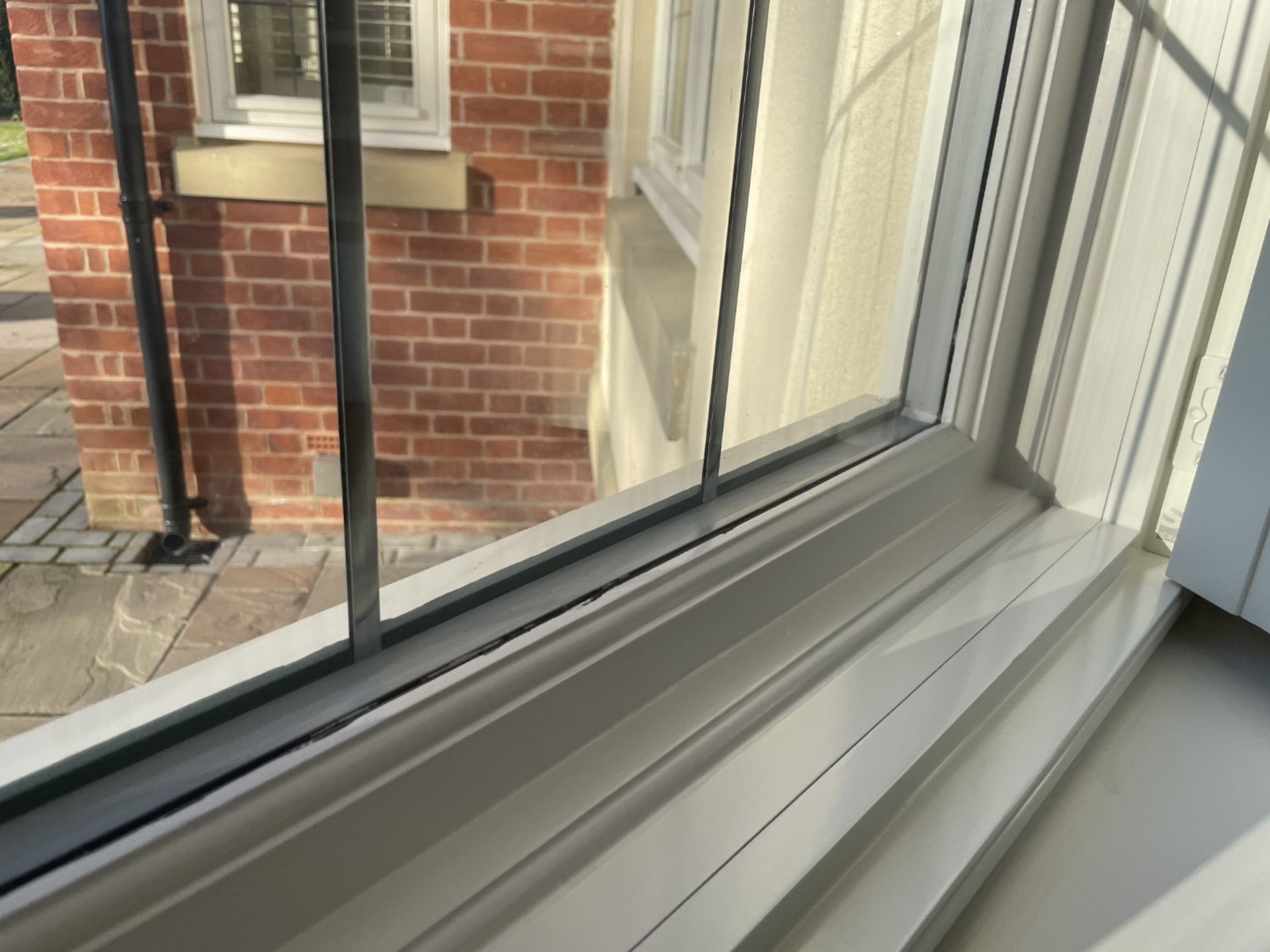 1 x Hardwood Timber Double Glazed Window Frames fitted with Shutter Blinds, In White - Ref: PAN104 - Image 9 of 12