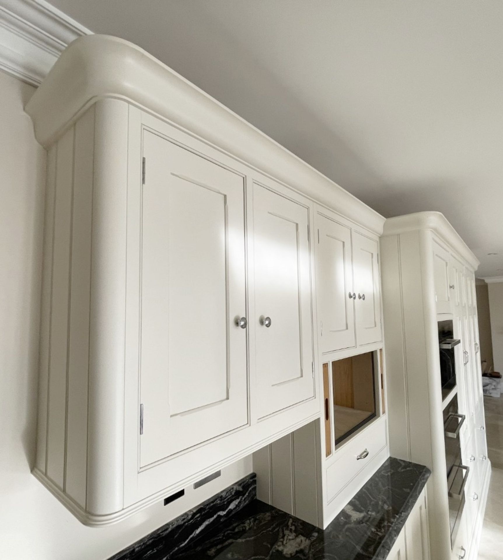 1 x Bespoke Handcrafted Shaker-style Fitted Kitchen Marble Surfaces, Island & Miele Appliances - Image 132 of 221