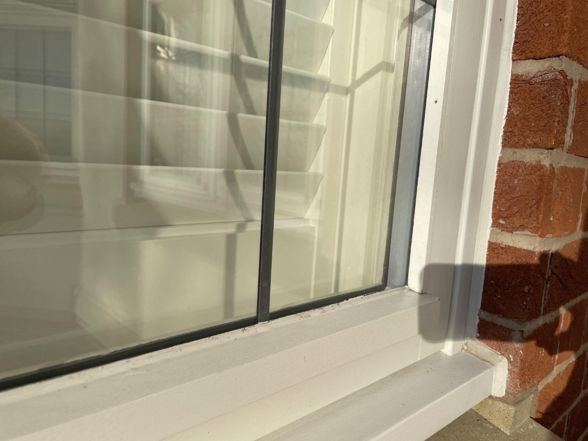 1 x Hardwood Timber Double Glazed Window Frames fitted with Shutter Blinds, In White - Ref: PAN106 - Image 19 of 23