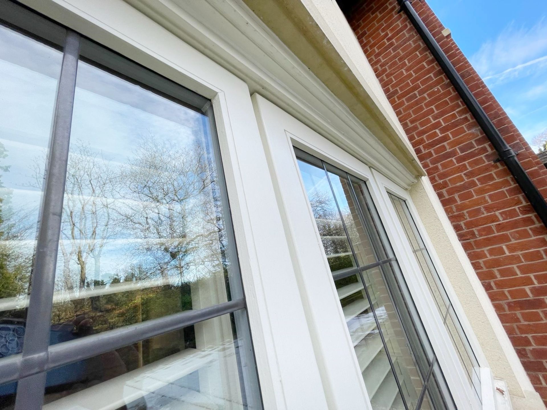 1 x Hardwood Timber Double Glazed Leaded 3-Pane Window Frame fitted with Shutter Blinds - Image 15 of 15