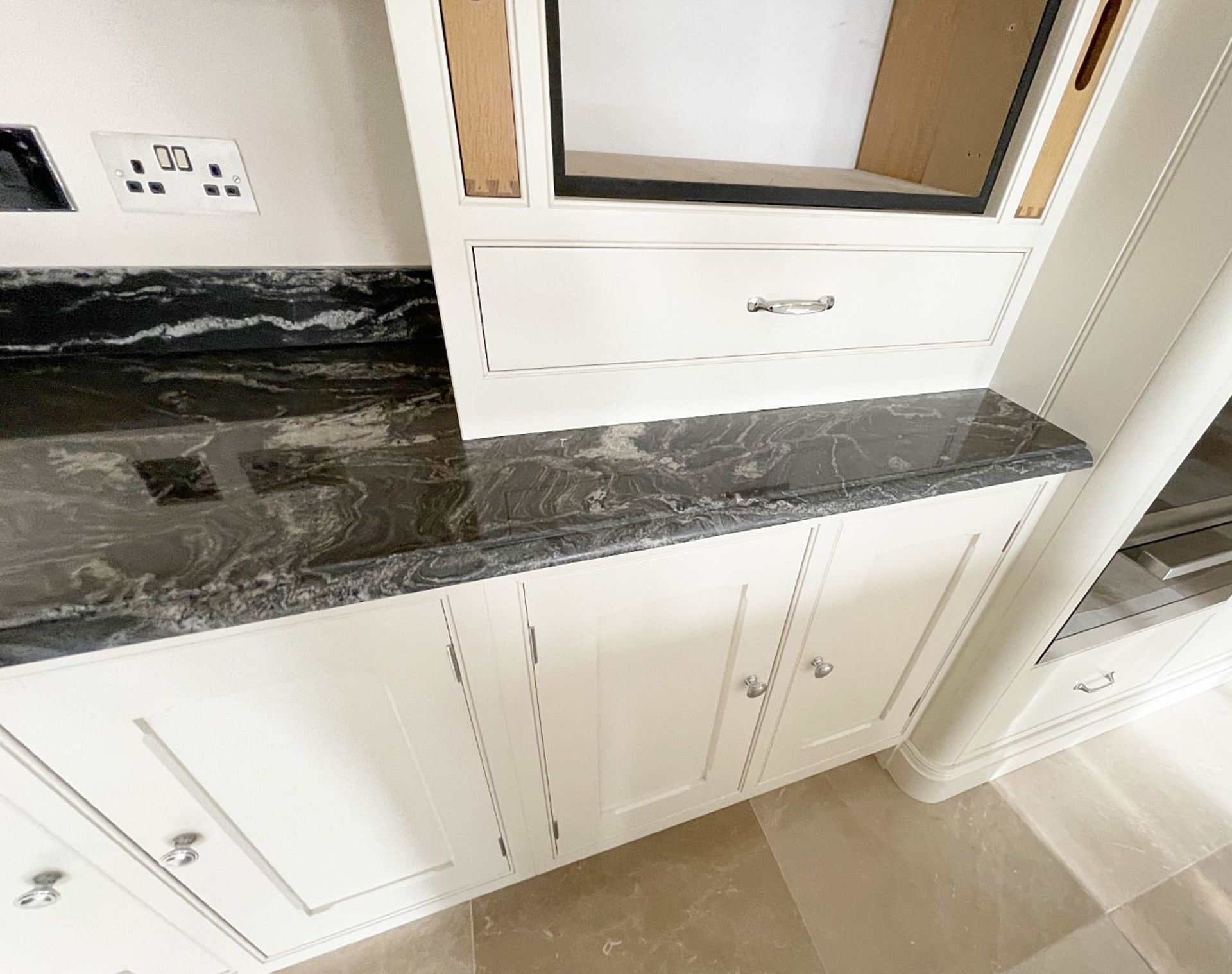 1 x Bespoke Handcrafted Shaker-style Fitted Kitchen Marble Surfaces, Island & Miele Appliances - Image 178 of 221