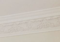 1 x Approximately 20-Metres of Ornate Ceiling Cornice - Ref: PAN179 / FRPL-RM - CL896 - NO VAT ON