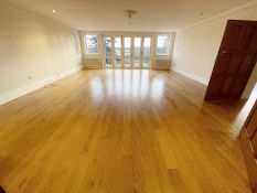 1 x Large Area of Fine Oak Hardwood Flooring - 8.2 x 6.2 Metres - NO VAT ON THE HAMMER