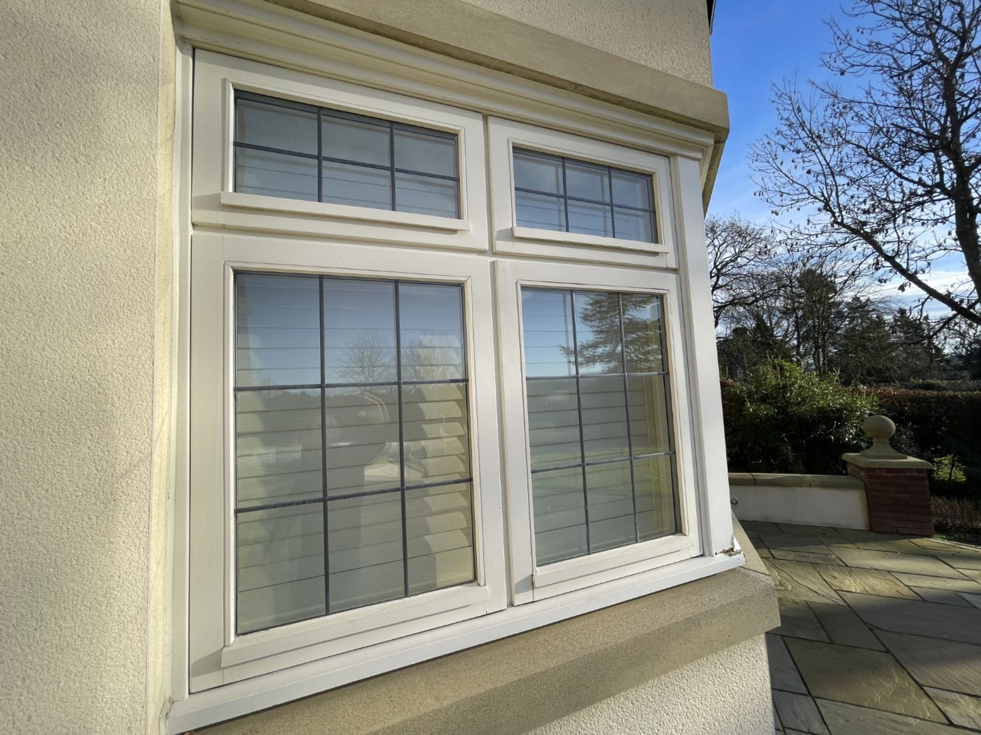 1 x Hardwood Timber Double Glazed Window Frames fitted with Shutter Blinds, In White - Ref: PAN102 - Image 12 of 13