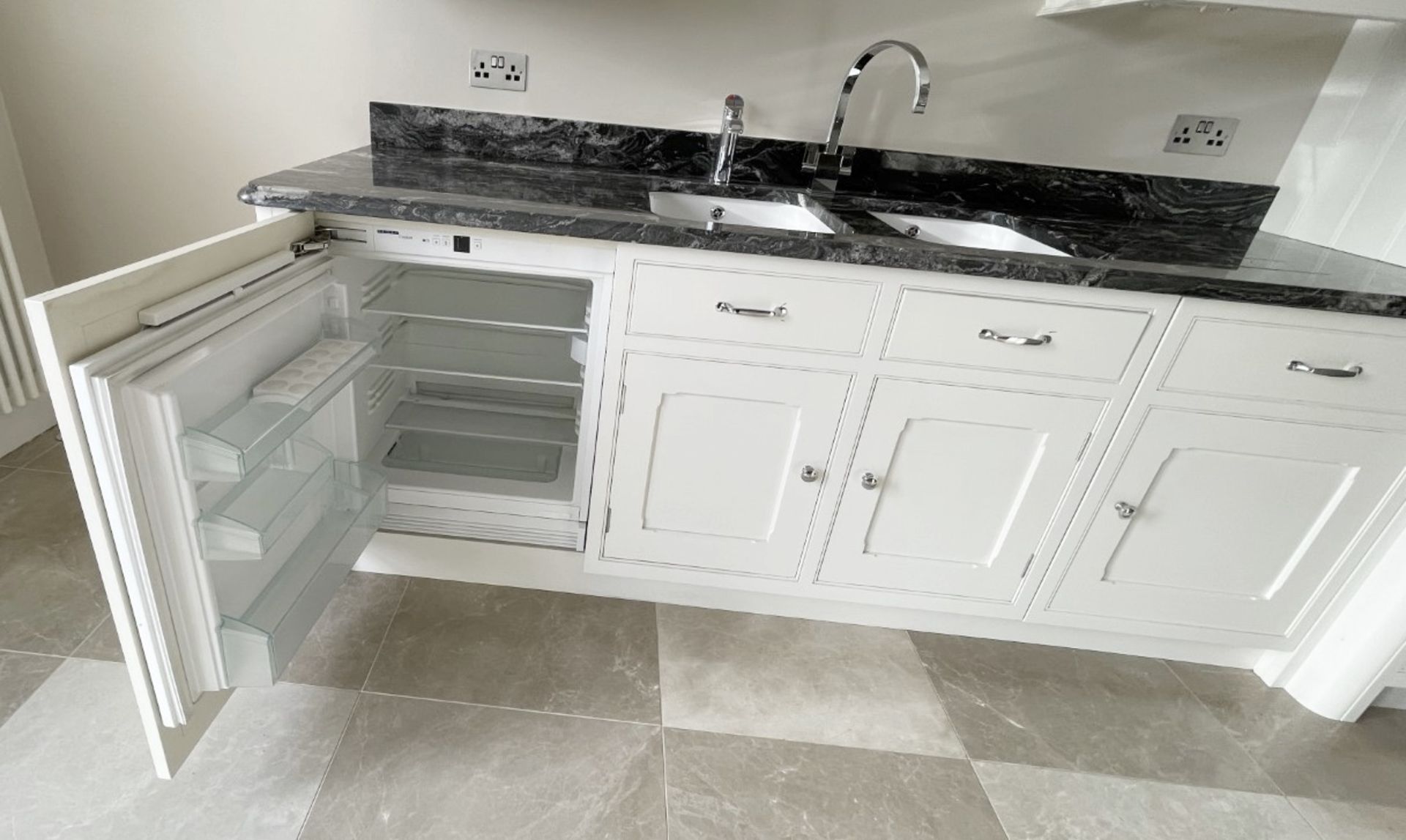 1 x Bespoke Handcrafted Shaker-style Fitted Kitchen Marble Surfaces, Island & Miele Appliances - Image 60 of 221