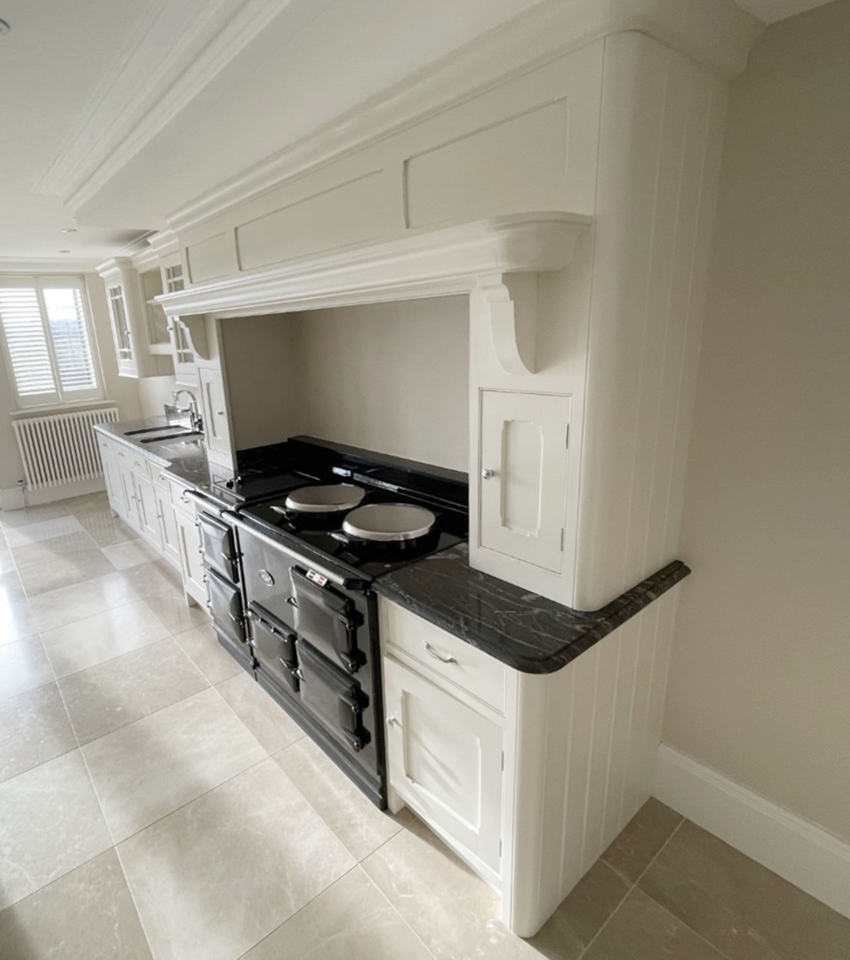 1 x Bespoke Handcrafted Shaker-style Fitted Kitchen Marble Surfaces, Island & Miele Appliances - Image 12 of 221