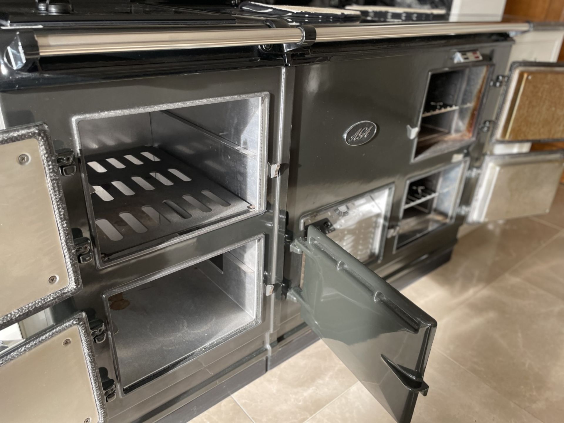 1 x AGA 4-Oven Electric Range Cooker With 2 Hot Plates, in Grey - NO VAT ON THE HAMMER - Image 42 of 99