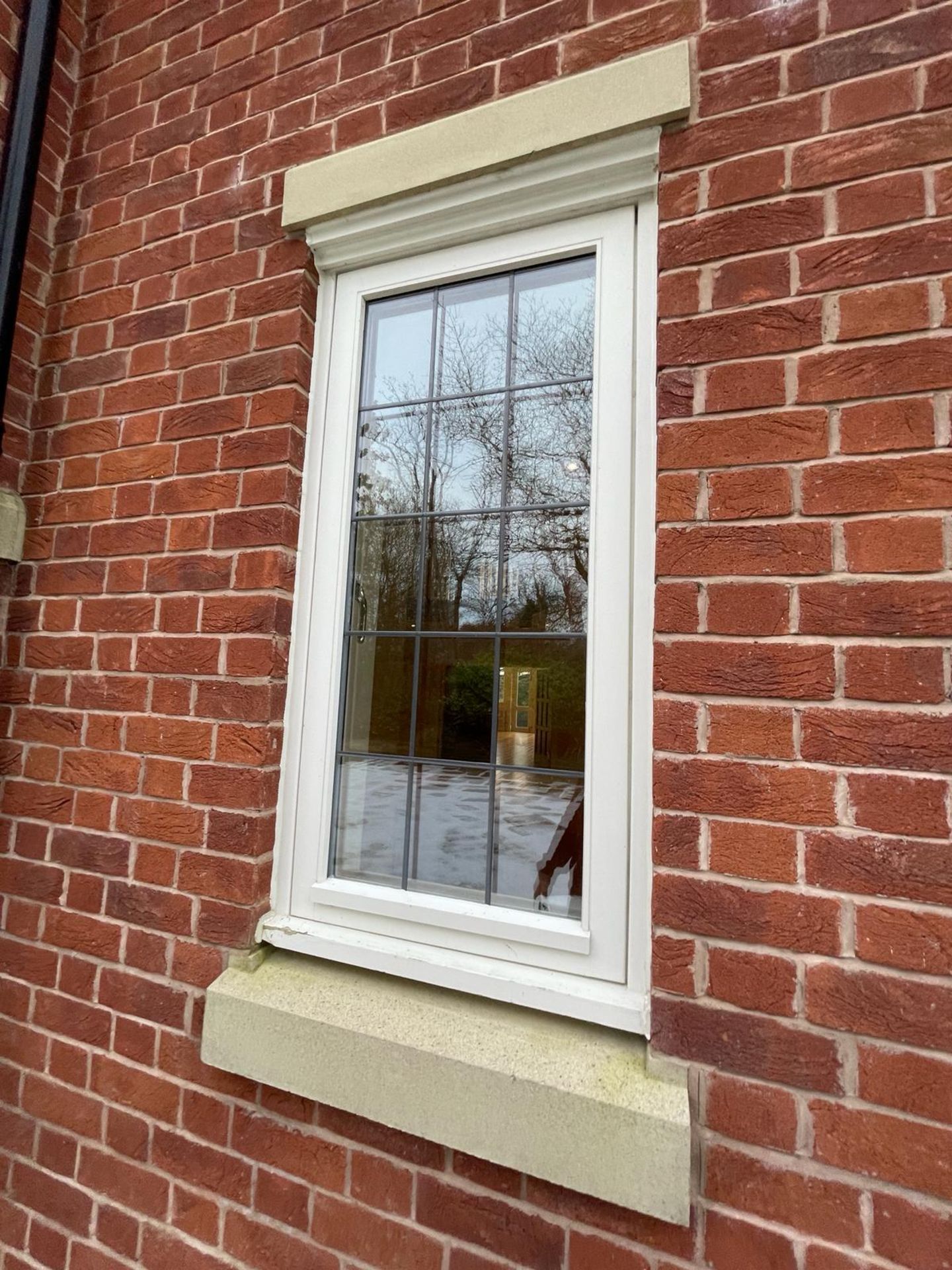 1 x Hardwood Timber Double Glazed & Leaded Window Frame - Ref: PAN147 / M-HALL - CL896 - NO VAT - Image 15 of 16