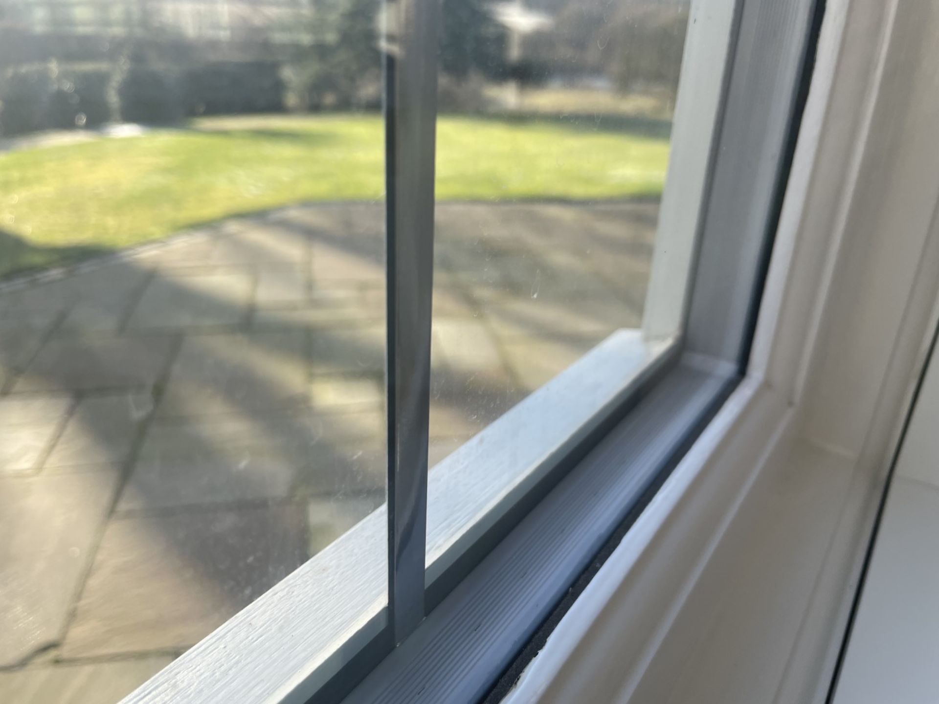 1 x Hardwood Timber Double Glazed Window Frames fitted with Shutter Blinds, In White - Ref: PAN102 - Image 7 of 13