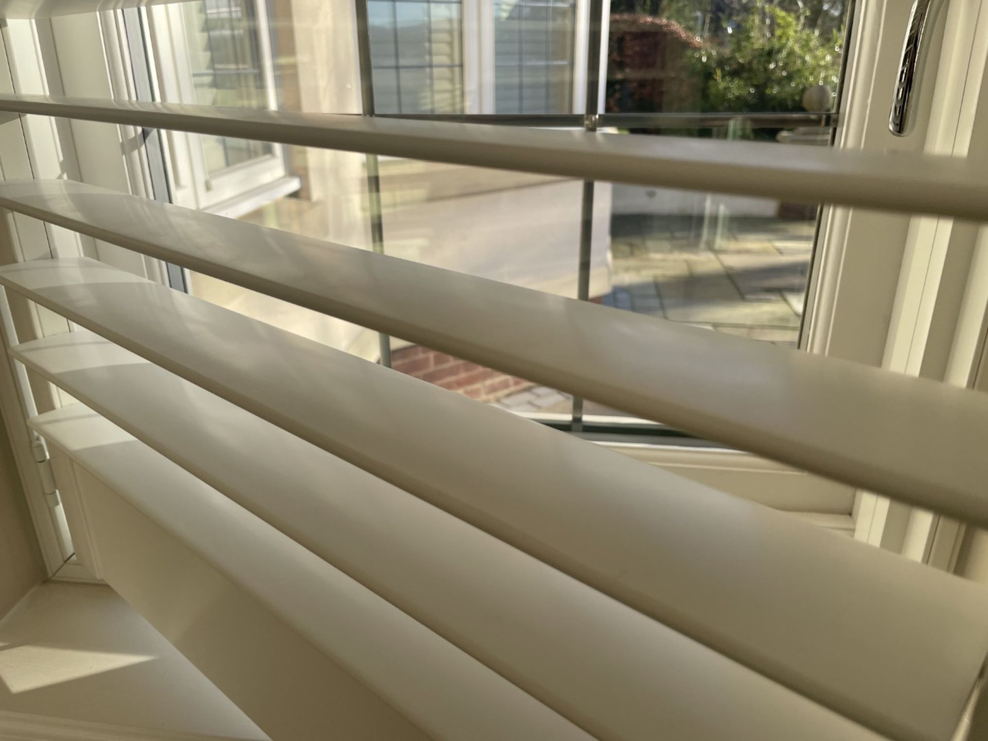 1 x Hardwood Timber Double Glazed Window Frames fitted with Shutter Blinds, In White - Ref: PAN106 - Image 6 of 23