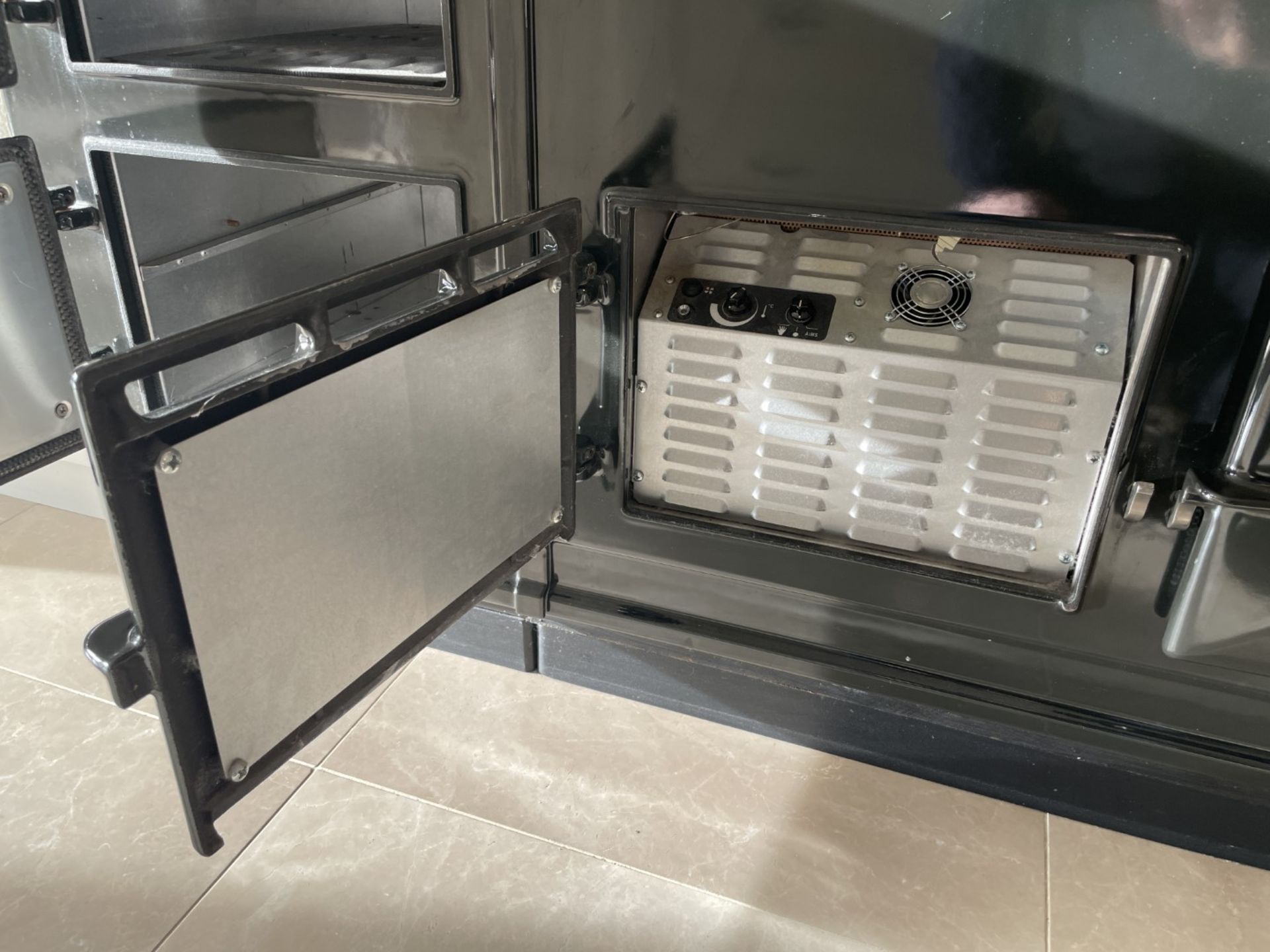 1 x AGA 4-Oven Electric Range Cooker With 2 Hot Plates, in Grey - NO VAT ON THE HAMMER - Image 32 of 99