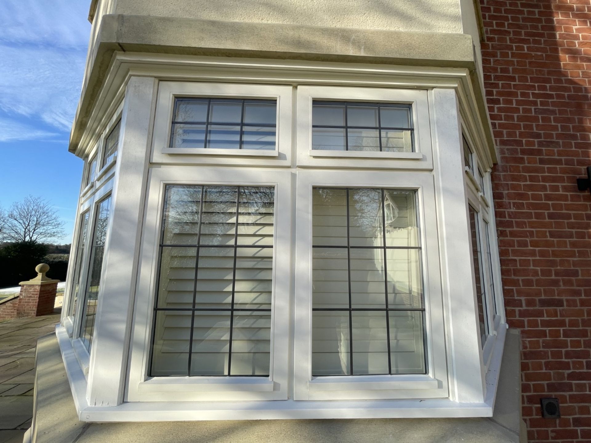 1 x Hardwood Timber Double Glazed Window Frames fitted with Shutter Blinds, In White - Image 24 of 24