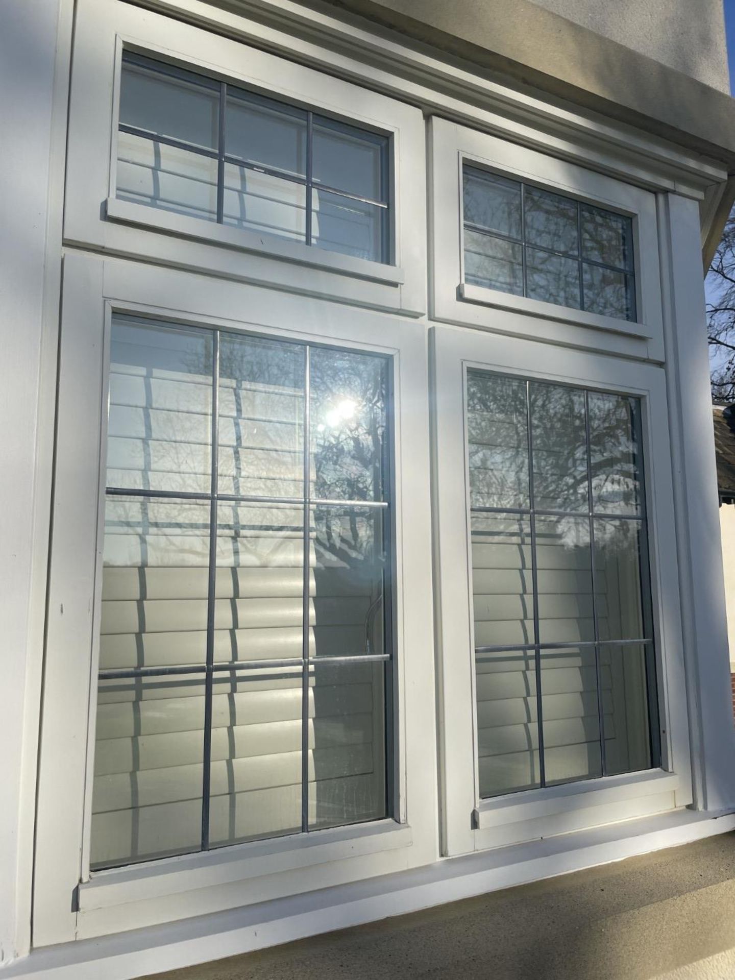 1 x Hardwood Timber Double Glazed Window Frames fitted with Shutter Blinds, In White - Ref: PAN101 - Image 23 of 23