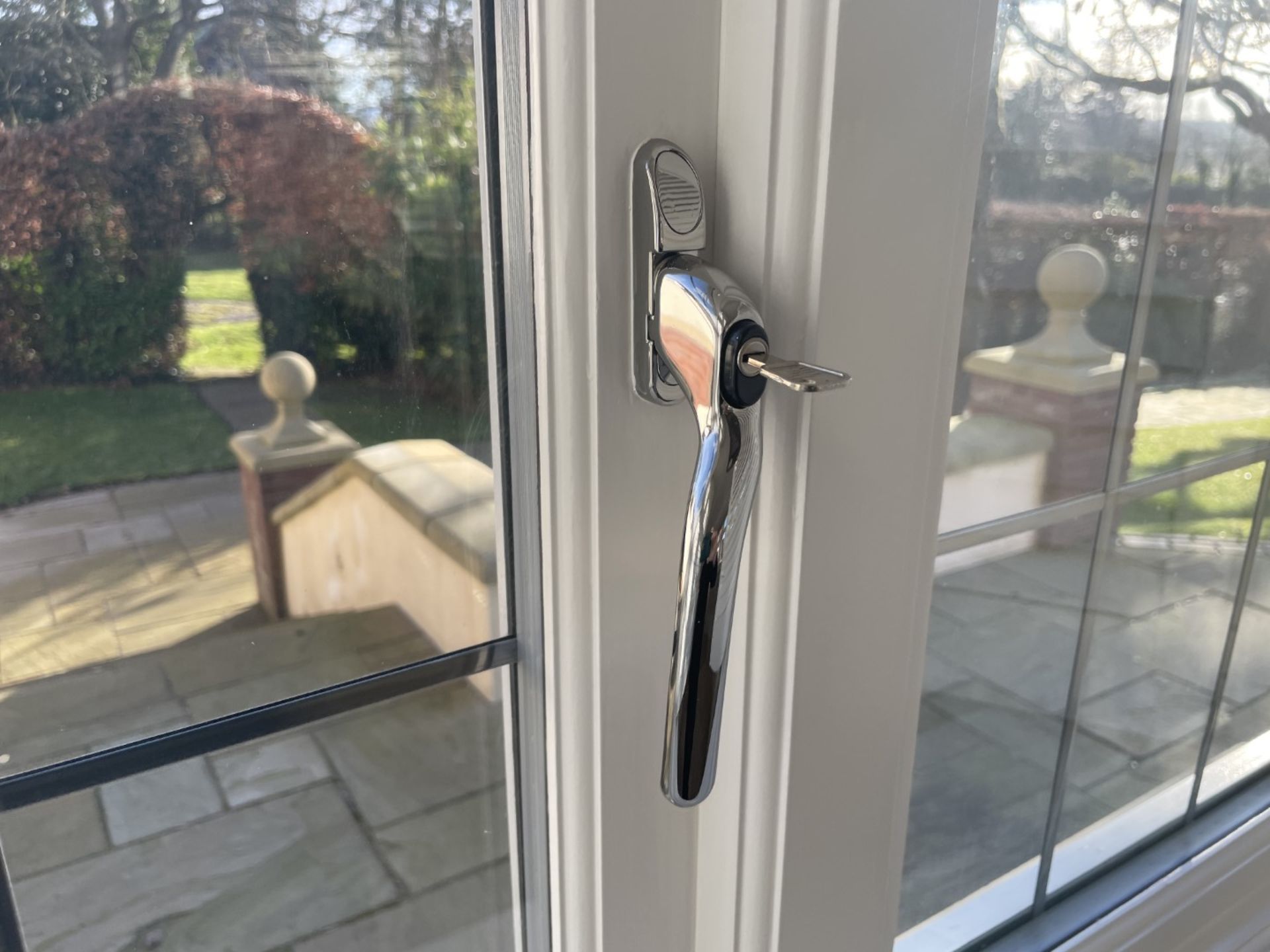 1 x Hardwood Timber Double Glazed Window Frames fitted with Shutter Blinds, In White - Ref: PAN101 - Image 9 of 23