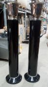 A Pair 1.6-Metre Tall Floorstanding Lamps On Columns - Ref: CNT458+459/WH2