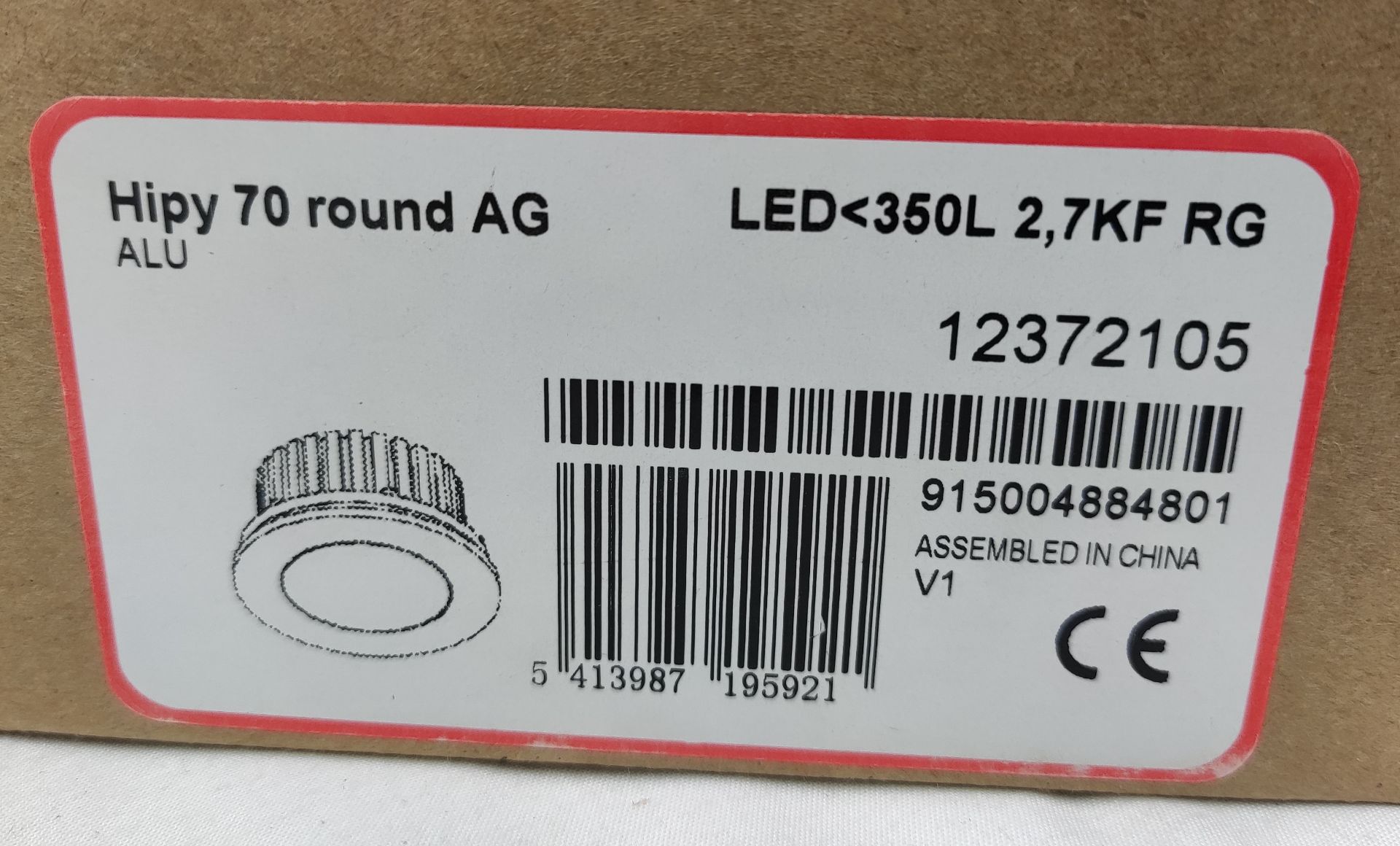 1 x MODULAR LIGHTING INSTRUMENTS Hipy 70 Anti Glare Ip67 Round Recessed Light - Aluminium - RRP £ - Image 6 of 9