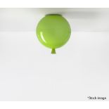 1 x BROKIS / BORIS KLIMEK "Memory" Balloon-shaped Designer Glass Light Fitting, Green - RRP £390.00