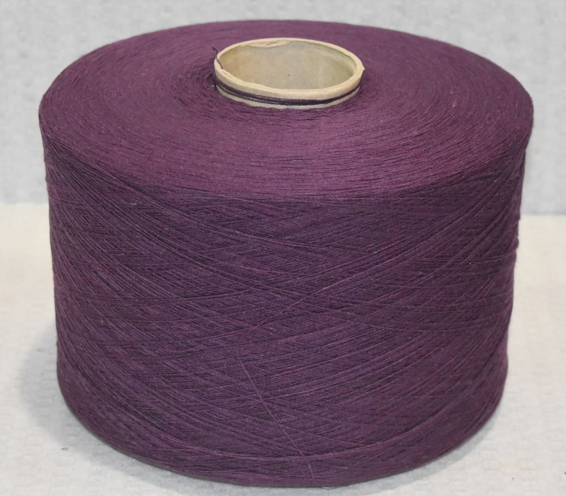 1 x Cone of 1/13 MicroCotton Knitting Yarn - Purple - Approx Weight: 2,300g - New Stock ABL Yarn - Image 2 of 13