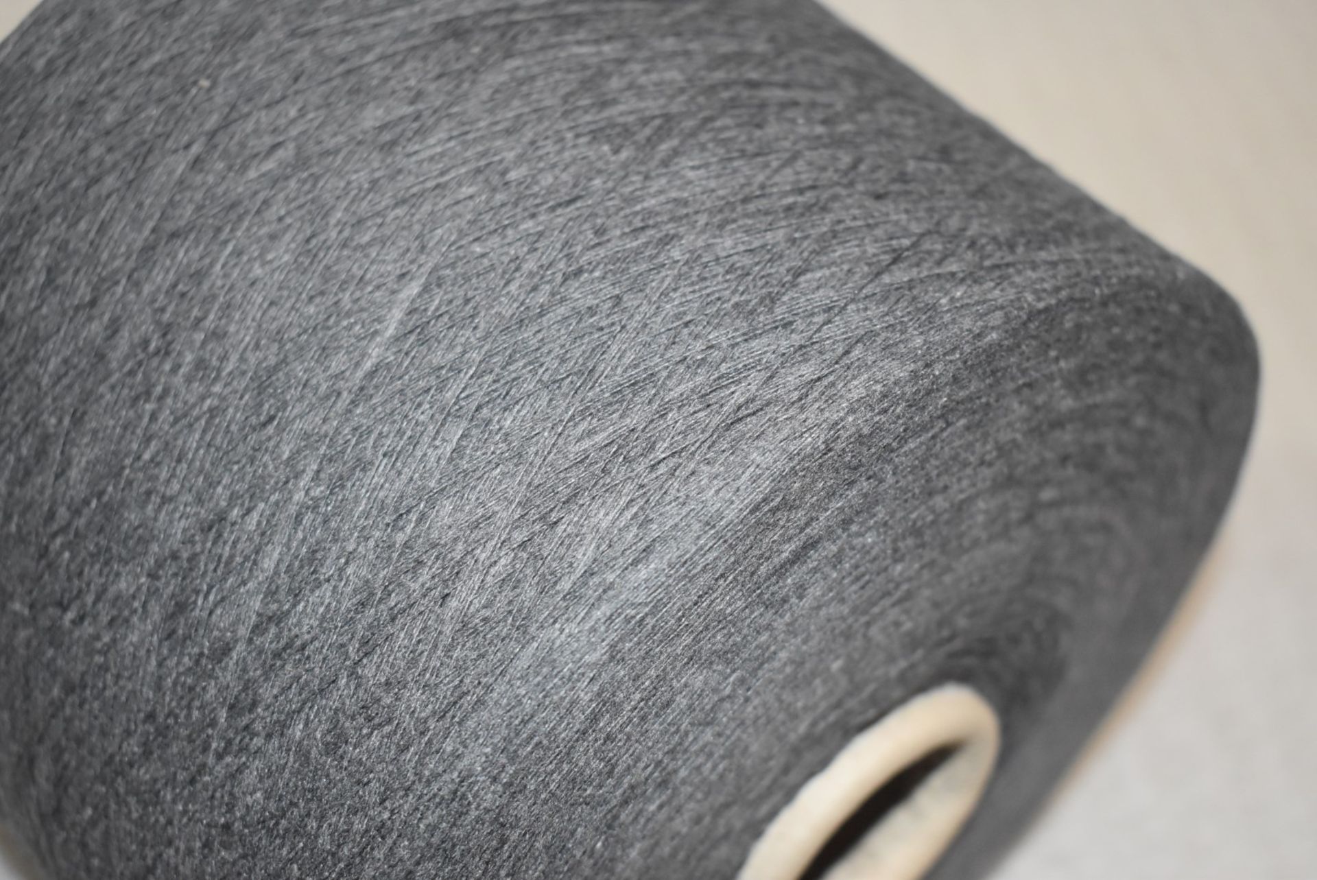 1 x Cone of 1/13 MicroCotton Knitting Yarn - Mid Grey - Approx Weight: 2,500g - New Stock ABL Yarn - Image 18 of 18