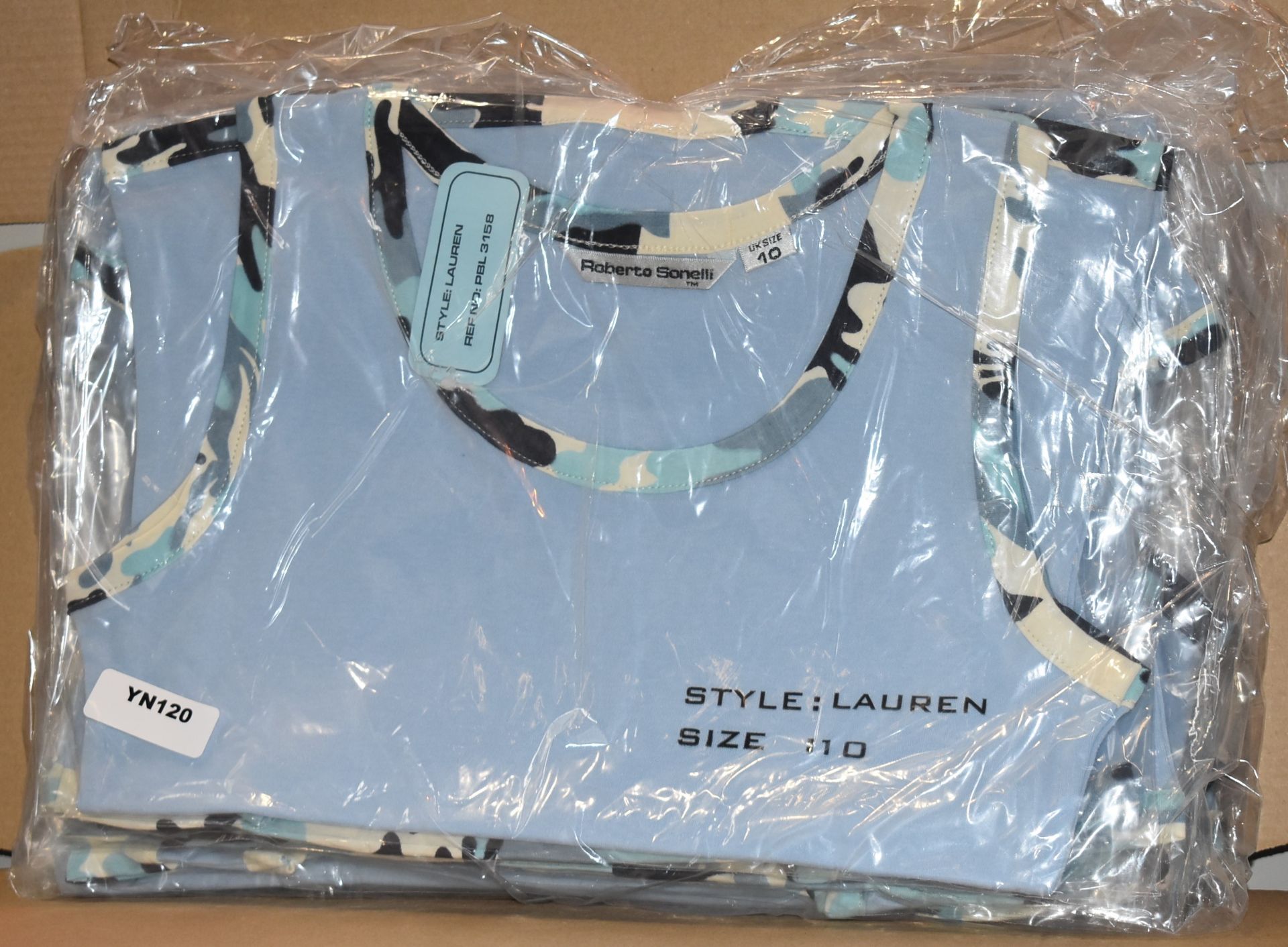 12 x Roberto Sonelli 'Lauren' Ladies Sleeveless Vests - Blue / Camouflage - New - Approx RRP £180 - Image 2 of 4