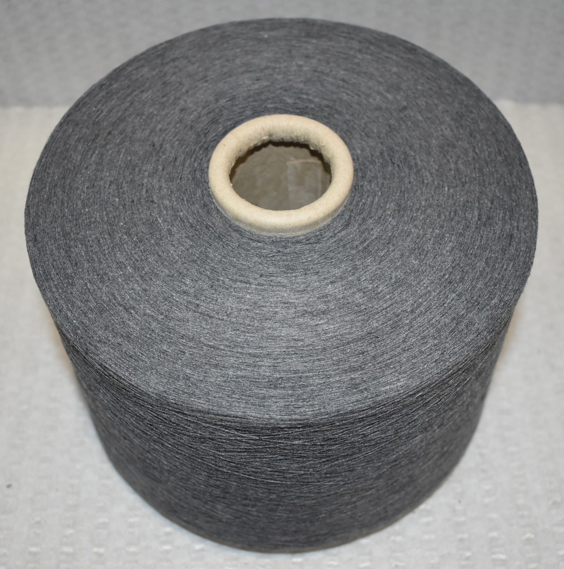 18 x Cones of 1/13 MicroCotton Knitting Yarn - Mid Grey - Approx Weight: 2,500g - New Stock ABL Yarn - Image 4 of 16