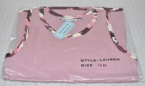 12 x Roberto Sonelli 'Lauren' Ladies Sleeveless Vests - Mauve/ Camouflage - New - Approx RRP £180