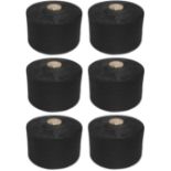 6 x Cones of 1/7,5 Lagona Knitting Yarn - Charcoal - Approx Weight: 2,300g - New Stock ABL Yarn