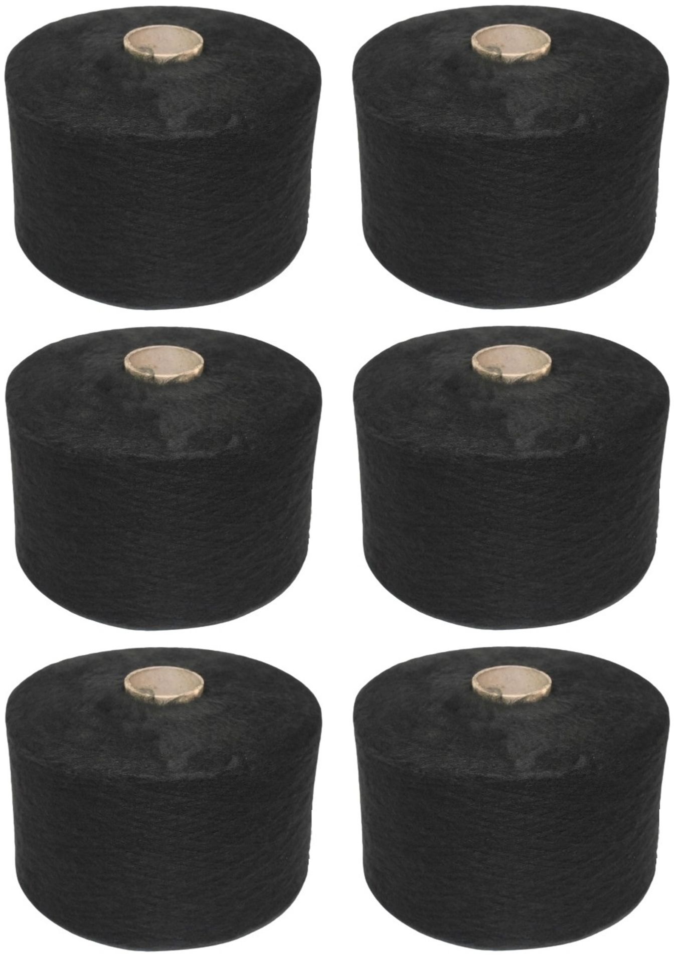 6 x Cones of 1/7,5 Lagona Knitting Yarn - Charcoal - Approx Weight: 2,300g - New Stock ABL Yarn