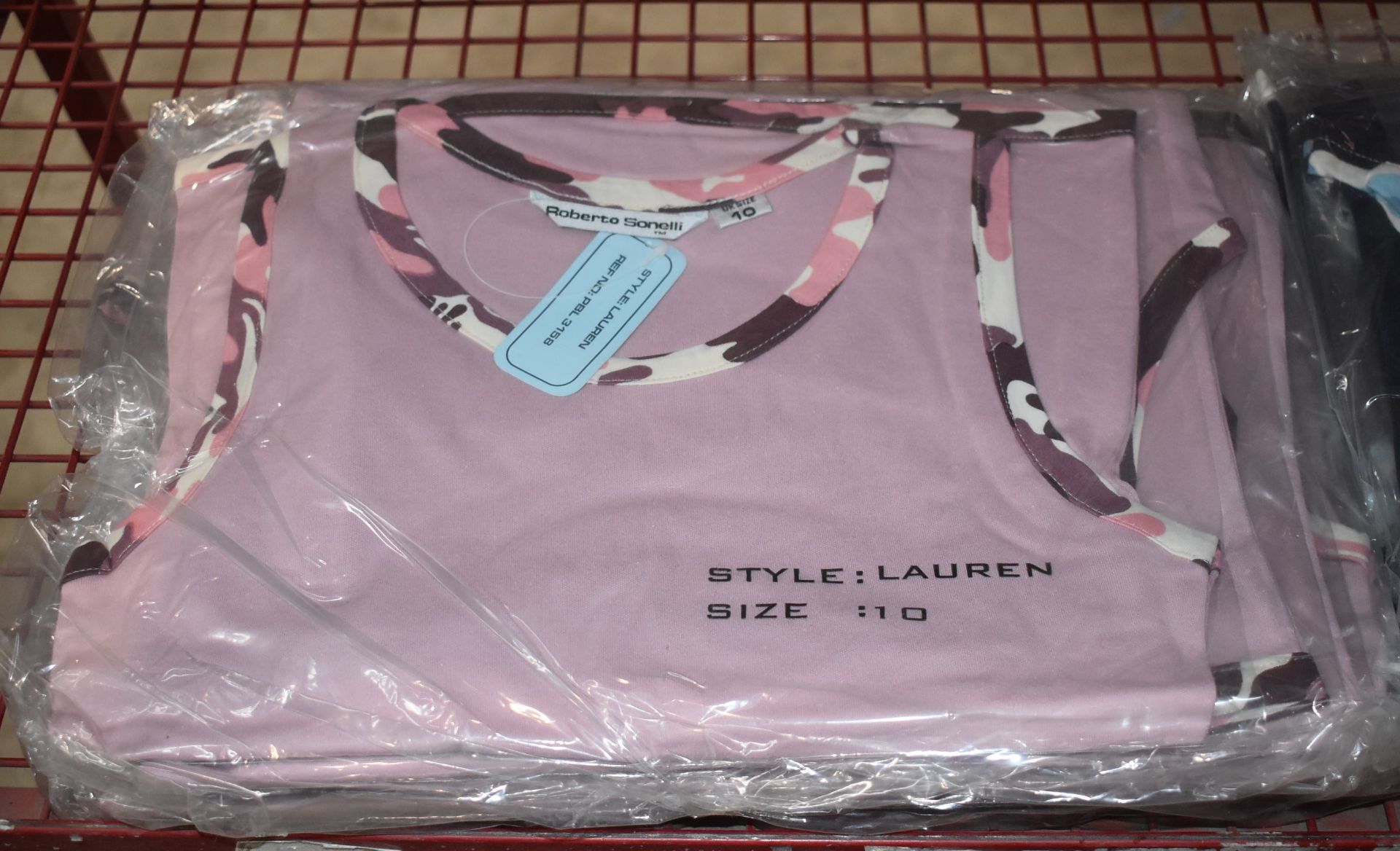 12 x Roberto Sonelli 'Lauren' Ladies Sleeveless Vests - Mauve/ Camouflage - New - Approx RRP £180 - Image 2 of 4