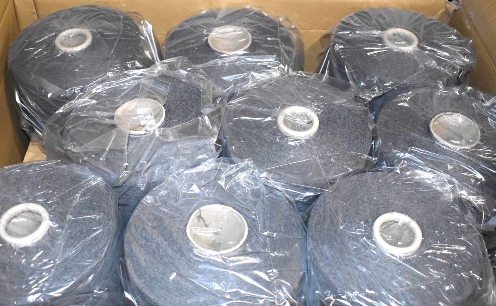 10 x Cones of 1/13 MicroCotton Knitting Yarn - Mid Grey - Approx Weight: 2,500g - New Stock ABL Yarn - Image 3 of 18