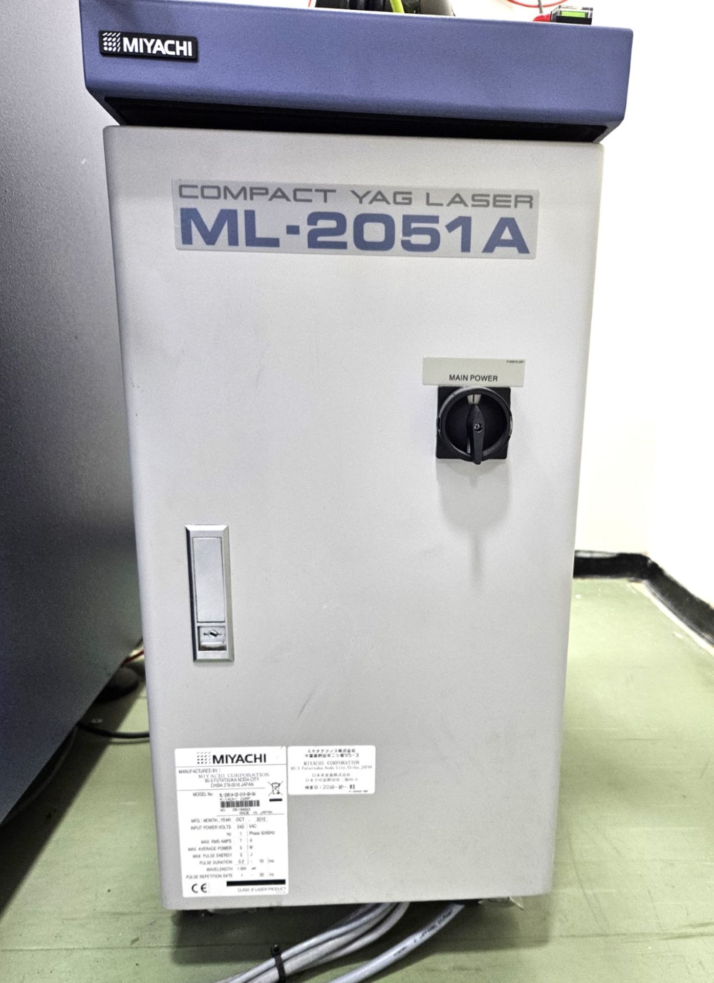 1 x Amada Miyachi Nova 6 Laser CNC Welding Workstation System With ML-2051A Compact Yag Laser - - Image 11 of 11