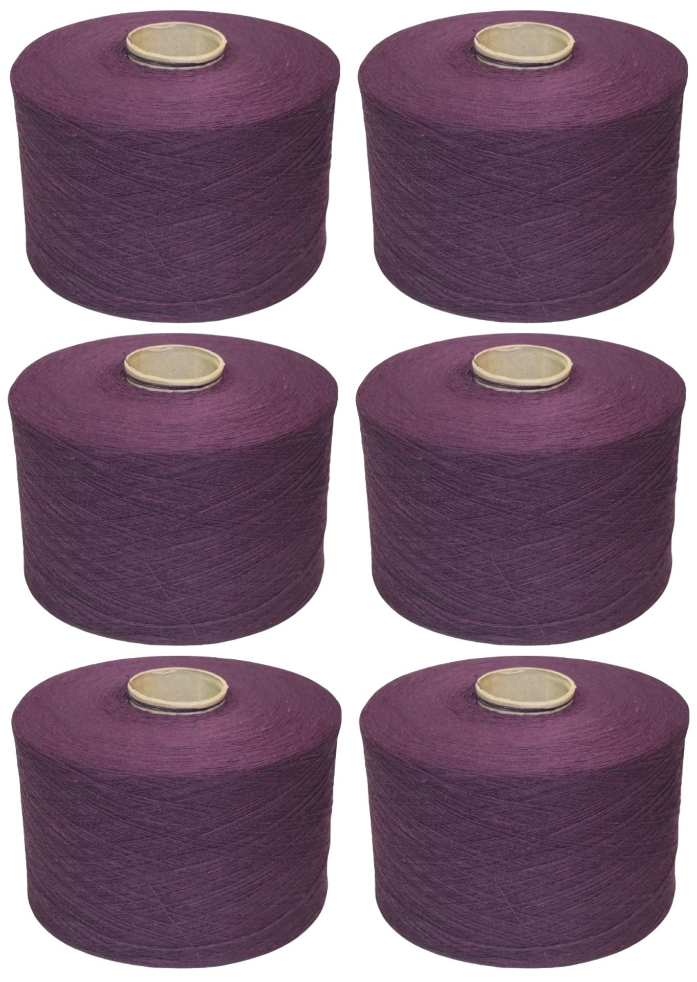 6 x Cones of 1/13 MicroCotton Knitting Yarn - Purple - Approx Weight: 2,300g - New Stock ABL Yarn - Image 4 of 15