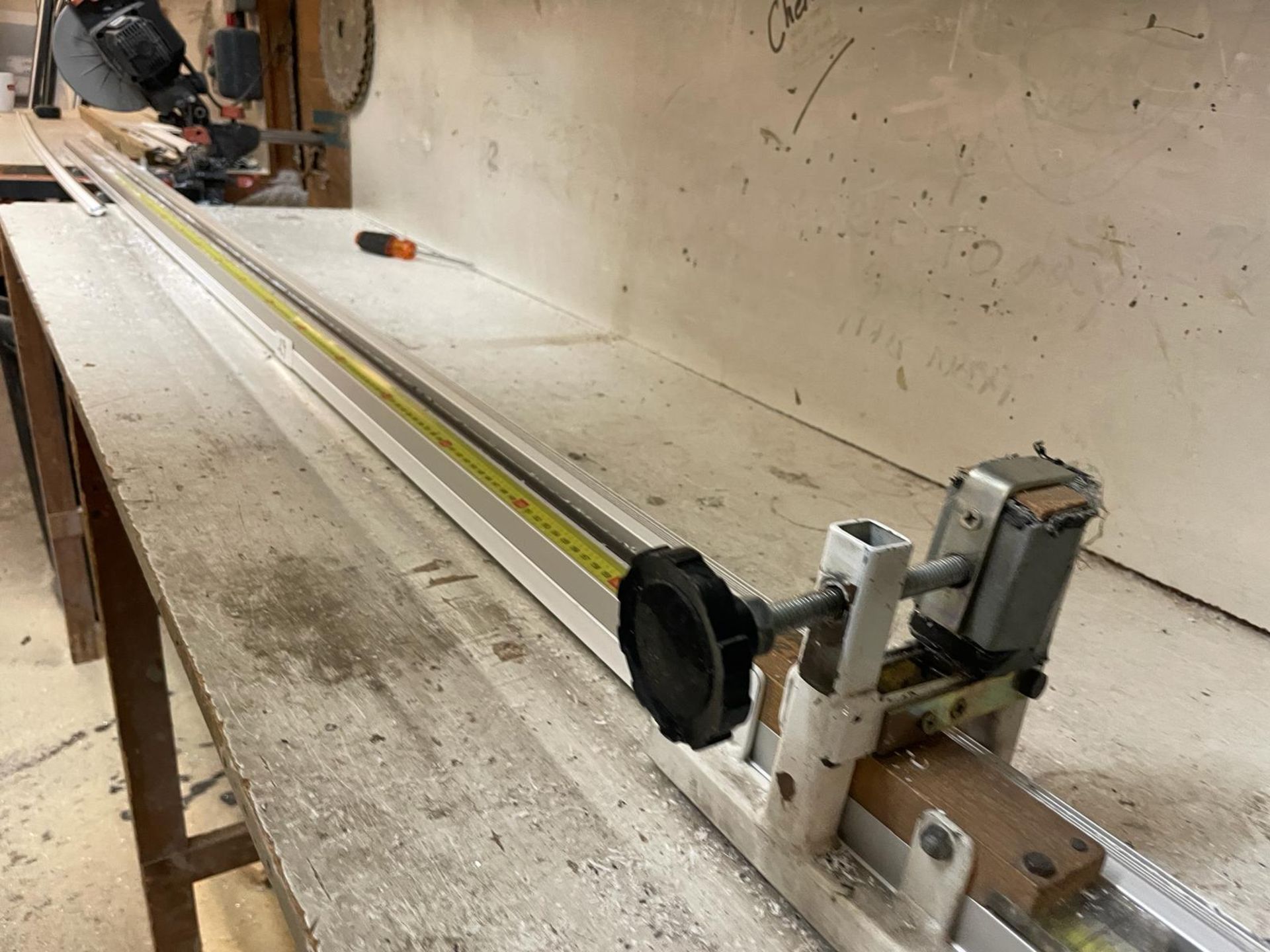 1 x Evolution Sliding Metre Saw With Guide Rail - Image 8 of 8